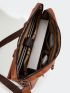 2022 Men Briefcase Bag High Quality Business Famous Brand PU Shoulder Messenger Bag Office Handbag 14 inch Laptop Bag