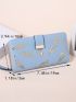 Leaf Graphic Long Wallet