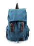 Men Buckle Decor Flap Backpack