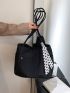 Polka Dot Twilly Scarf Decor Shopper Bag
