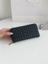 Crocodile Embossed Long Wallet