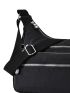 Minimalist Zipper Hobo Bag