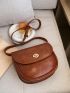 Mini Twist Lock Flap Saddle Bag