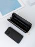 Minimalist Zipper Long Wallet