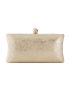 Mini Metallic Rhinestone Decor Chain Square Bag