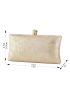 Mini Metallic Rhinestone Decor Chain Square Bag