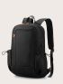Men Minimalist Zipper Backpack