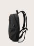 Men Minimalist Zipper Backpack