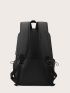 Men Minimalist Zipper Backpack