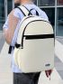 Men Letter Patch Decor Casual Daypack