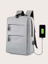 Men USB Charging Port Laptop Backpack