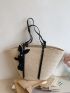 Minimalist Crochet Bag With Bag Charm