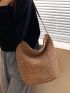Minimalist Straw Bag
