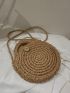 Minimalist Straw Bag