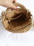 Minimalist Straw Bag