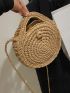 Minimalist Straw Bag