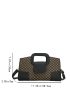 Geometric Pattern Square Bag