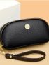 Metal Decor Long Wallet