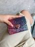 Sequin Decor Small Wallet