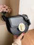 Mini Minimalist Flap Saddle Bag