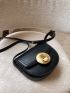 Mini Minimalist Flap Saddle Bag
