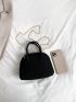 Mini Stitch Detail Chain Dome Bag