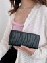 Geometric Embossed Long Wallet