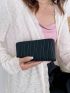 Geometric Embossed Long Wallet
