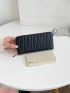 Geometric Embossed Long Wallet