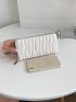 Geometric Embossed Long Wallet