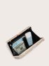 Mini Glitter Metal Decor Chain Box Bag