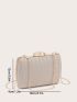 Mini Rhinestone Decor Chain Evening Bag