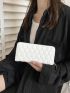 Geometric Embossed Long Wallet