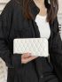Geometric Embossed Long Wallet