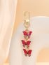 Butterfly Design Bag Charm 3D Butterfly Charms Keychain Perfect for Women's Purses