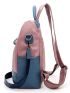 Colorblock Top Handle Classic Backpack