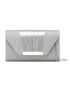 Glitter Pleated Detail Flap Envelope Bag