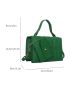 Geometric Embossed Square Bag With Coin Purse