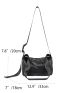 Quilted Detail Hobo Bag