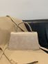 Metal Lock Flap Square Bag