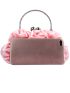 Flower Graphic Kiss Lock Evening Bag