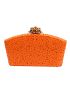 Rhinestone Decor Box Bag