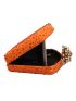 Rhinestone Decor Box Bag