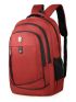 Men Letter Graphic Travel Backpack