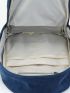 Men Letter Graphic Laptop Backpack