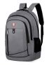 Men Letter Graphic Travel Backpack
