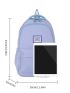 Men Letter Patch Backpack