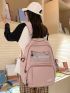 Letter Graphic Functional Backpack