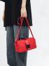 Release Buckle Decor Square Bag