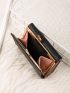 Heart Decor Small Wallet PU For Daily Life